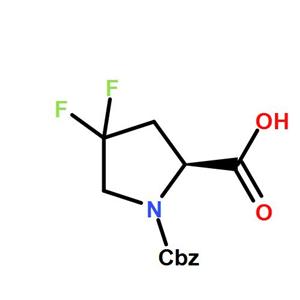(S)-1-((benzyloxy)carbonyl)-4,4-difluoropyrrolidine-2-carboxylic acid