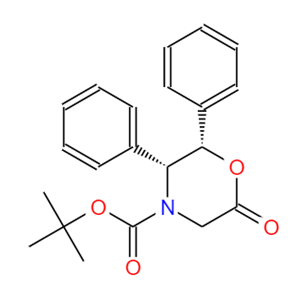 (2S,3R)-N-叔丁氧羰基-2,3-二苯基吗啉-6-酮