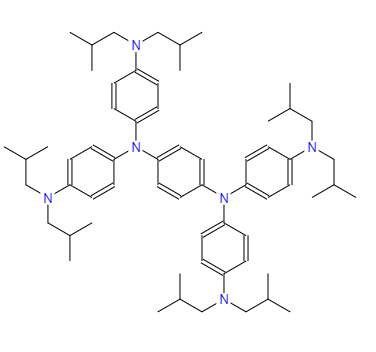 N,N,N',N'-四(对二异丁胺基苯基)-对苯二胺,1,4-BenzenediaMine, N,N,N',N'-tetrakis[4-[bis(2-Methylpropyl)aMino]phenyl]-