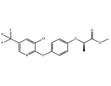 高效氟吡甲禾灵,2-(4-((3-Chloro-5-(trifluoromethyl)-2-pyridinyl)oxy)phenoxy)-propanoic acid methyl ester