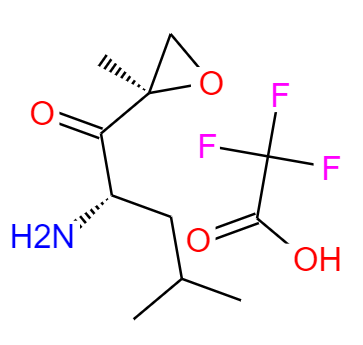 PR171中间体(三氟乙酸盐),(2S)-2-Amino-4-methyl-1-[(2R)-2-methyloxiranyl]-1-pentanone trifluoroacetate