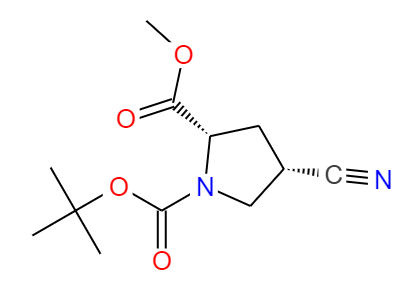 顺式-N-BOC-4-氰基-L-脯氨酸甲酯,N-BOC-CIS-4-CYANO-L-PROLINE METHYL ESTER