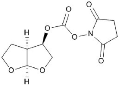 (3R,3AS,6AR)-羟基六氢呋喃并[2,3-Β]呋喃基丁二酰亚胺基碳酸酯,2,5-dioxopyrrolidin-1-yl ((3R,3aS,6aR)-hexahydrofuro[2,3-b]furan-3-yl) carbonate