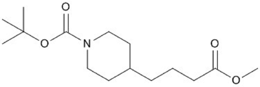 1-BOC-哌啶-4-丁酸甲酯,tert-butyl 4-(4-methoxy-4-oxobutyl)piperidine-1-carboxylate