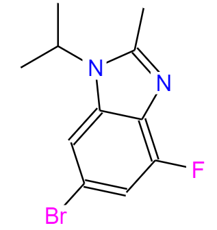 6-溴-4-氟-1-异丙基-2-甲基-1H-苯并[d]咪唑,6-Bromo-4-fluoro-1-isopropyl-2-methyl-1H-benzo[d]imidazole