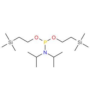 BIS(2-(TRIMETHYLSILYL)ETHYL) DIISOPROPYLPHOSPHORAMIDITE,Bis(2-(trimethylsilyl)ethyl) diisopropylphosphoramidite