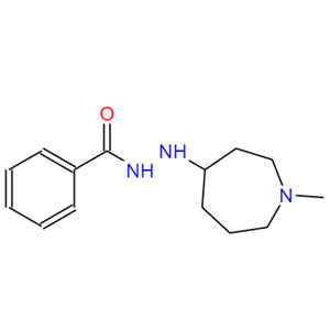 苯甲酸 2-(六氢-1-甲基-1H-氮杂卓-4-基)酰肼