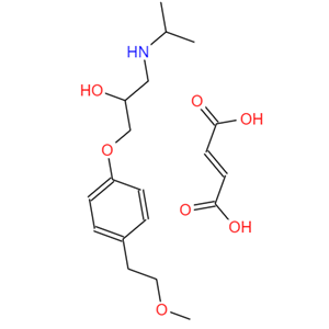 美托洛尔富马酸盐,1-(Isopropylamino)-3-[4-(2-methoxyethyl)phenoxy]-2-propanol (2Z)- 2-butenedioate (2:1)