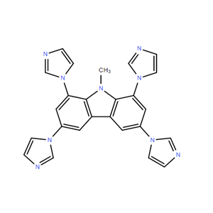 1,3,6,8-四(1H-咪唑-1-基)-9-甲基-9H-咔唑,1,3,6,8-tetra(1H-imidazol-1-yl)-9-methyl-9H-carbazole