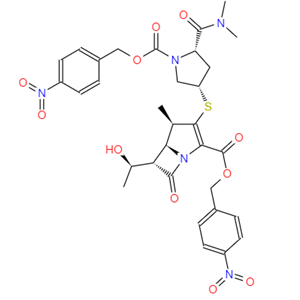 (4R,5S,6S)-3-[[(3S,5S)-5-[(二甲基氨基)甲酰基-1-[[(4-硝基苄基)氧]羰基]-3-吡咯烷基]硫]-6-[(1R)-1-羟乙基]-4-甲基-7-氧代-1-氮杂双环[3.2.0]庚-2-烯-2-羧酸 4-硝基苄基酯