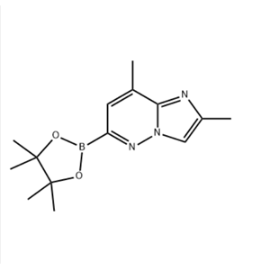 2,8-二甲基-6-(4,4,5,5-四甲基-1,3,2-二氧杂硼杂环戊烷-2-基)咪唑并[1,2-B]哒嗪
