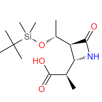 (3S,4S)-3-((R)-1-(叔丁基二甲基硅氧基)乙基)-4((R)-1-甲酰乙基)-2-氮杂环丁酮,Side chain for imipenem