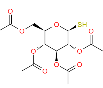 2,3,4,6-O-四乙酰基-1-硫代-beta-D-葡萄糖,(2R,3R,4S,5R,6S)-2-(Acetoxymethyl)-6-mercaptotetrahydro-2H-pyran-3,4,5-triyl triacetate