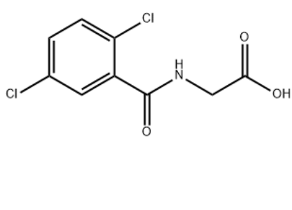 N-(2,5-二氯苯甲酰基)甘氨酸,2-(2,5-dichlorobenzamido)aceticacid