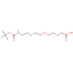 5,8,11-三氧杂-2-氮杂十三烷二酸-1-叔丁酯,2,2-Dimethyl-4-oxo-3,8,11,14-tetraoxa-5-azahexadecan-16-oic acid