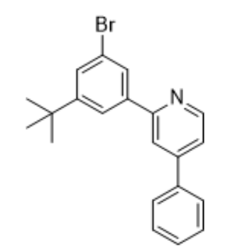 2-(3-溴-5-(叔丁基)苯基)-4-苯基吡啶,2-(3-bromo-5-(tert-butyl)phenyl)-4-phenylpyridine