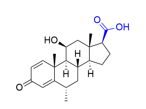 甲泼尼龙杂质18,11β-hydroxy-6α-methyl-3-oxoandrosta-1,4-diene-17β carboxylic acid