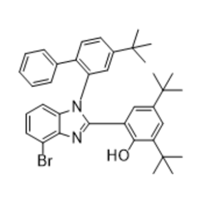 2-(4- 溴 -1-(4- 叔丁基)-[1,1’-联苯]-2-基)-1 h-苯并[ d ]咪唑 -2- 基)-4,6-二叔丁基苯酚