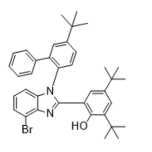 2-(4- 溴 -1-(5-(叔丁基)-[1,1’-联苯]-2-基)-1 h-苯并[ d ]咪唑 -2- 基)-4,6-二叔丁基苯酚