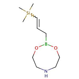 (E)-2-(3-(三甲基硅烷基)烯丙基)-1,3,6,2-二氧氮杂硼杂环辛烷,4H-1,3,6,2-Dioxazaborocine, tetrahydro-2-[(2E)-3-(trimethylsilyl)-2-propen-1-yl]-