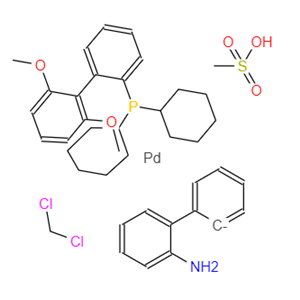 甲烷磺酸(2-二环己基膦基-2',6'-二甲氧基-1,1'-联苯基)(2'-氨基-1,1'-联苯-2-基)钯(II) SPHOS PD G3
