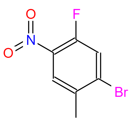 2-溴-4-氟-5-硝基甲苯,1-broMo-5-fluoro-2-Methyl-4-nitr