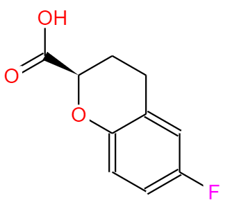 (R)-6-氟-3,4-二氢苯并吡喃-2-甲酸,(R)-6-Fluorochroman-2-carboxylicacid