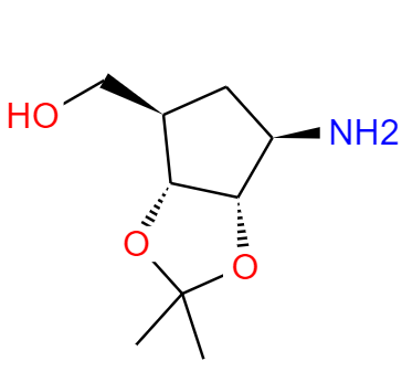 (3aR,4R,6R,6aS)-6-氨基-2,2-二甲基-六氢环戊基[d][1,3]二噁戊环-4-基]甲醇,(3aR,4R,6R,6aS)-6-Amino-2,2-dimethyl-hexahydrocyclopenta[d][1,3]dioxol-4-yl]methanol