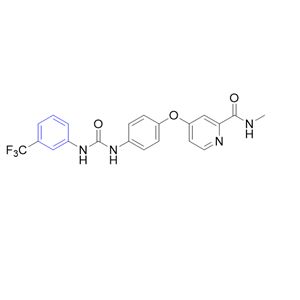 索拉菲尼杂质01,N-methyl-4-(4-(3-(3-(trifluoromethyl)phenyl)ureido)phenoxy)picolinamide