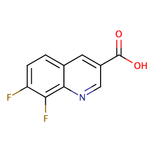 7,8-二氟喹啉-3-羧酸,7,8-difluoroquinoline-3-carboxylic acid