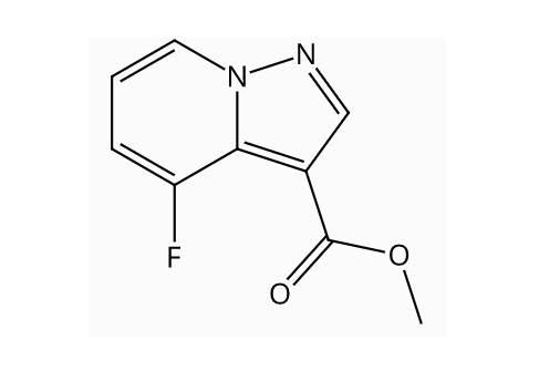 4-氟吡唑并[1,5-A]吡啶-3-羧酸甲酯,Pyrazolo[1,5-a]pyridine-3-carboxylic acid, 4-fluoro-, methyl ester