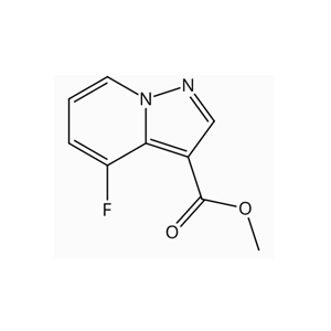 4-氟吡唑并[1,5-A]吡啶-3-羧酸甲酯,Pyrazolo[1,5-a]pyridine-3-carboxylic acid, 4-fluoro-, methyl ester