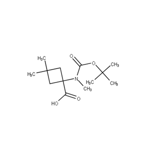 1-{[(tert-butoxy)carbonyl](methyl)amino}-3,3-dimethylcyclobutane-1-carboxylic acid