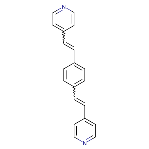 4-双[2-(4-吡啶基)乙烯基]苯