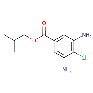 4-氯-3,5-二氨基苯甲酸异丁酯,2-methylpropyl3,5-diamino-4-chlorobenzoate