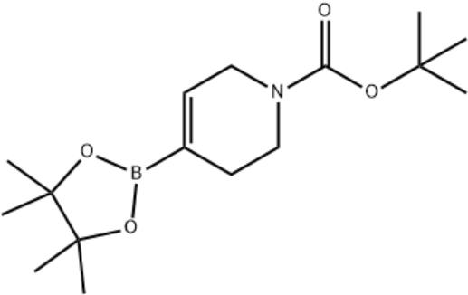 N-Boc-四氢吡啶-4-硼酸频哪醇酯 98%,N-Boc-1,2,5,6-tetrahydropyridine-4-boronic acid pinacol ester