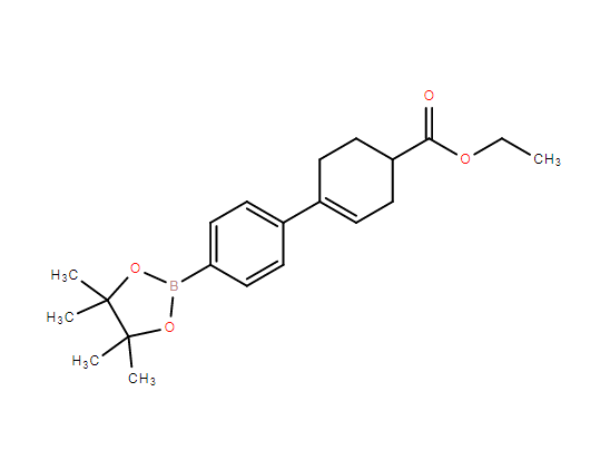ethyl 4'-(4,4,5,5-tetramethyl-1,3,2-dioxaborolan-2-yl)-2,3,4,5-tetrahydro-[1,1'-biphenyl]-4-carboxy,ethyl 4'-(4,4,5,5-tetramethyl-1,3,2-dioxaborolan-2-yl)-2,3,4,5-tetrahydro-[1,1'-biphenyl]-4-carboxylate