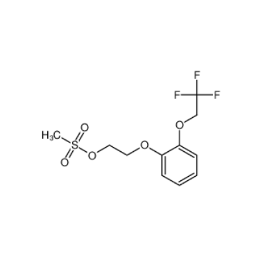 2-[2-(2,2,2-三氟乙氧基)苯氧基]乙基甲磺酸酯,2-[2-(2,2,2-Trifluoroethoxy)phenoxy]ethyl methanesulfonate