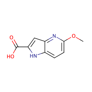 5-甲氧基-1氢-吡咯[3,2-B]吡啶-2-甲酸,5-METHOXY-1H-PYRROLO[3,2-B]PYRIDINE-2-CARBOXYLIC ACID