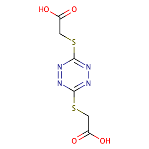 2,2'-((1,2,4,5-四嗪-3,6-二基)双(磺胺基))二乙酸,Acetic acid, 2,2'-[1,2,4,5-tetrazine-3,6-diylbis(thio)]bis- (9CI)