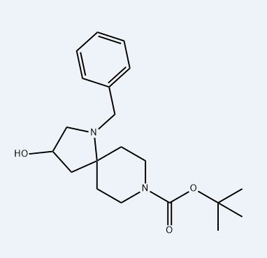 1,8-二氮雜螺[4.5]癸烷-8-羧酸,3-羥基-1-(苯甲基)-,叔丁酯,1,8-diazaspiro[4.5]decane-8-carboxylic acid,3-hydroxy-1-(phenylmethyl)-,1,1-dimethylethyl ester