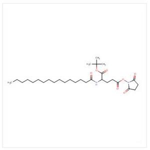 NΕ-棕榈酰基-L-谷氨酸Γ-琥珀酰亚胺基-Α-叔丁酯,Pal-Glu(Osu)-OtBu