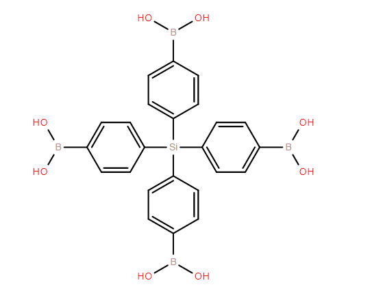 Tetrakis[(4-dihydroxyboryl)phenyl]silane,Boronic acid, B,B',B',B'''-(silanetetrayltetra-4,1-phenylene)tetrakis-