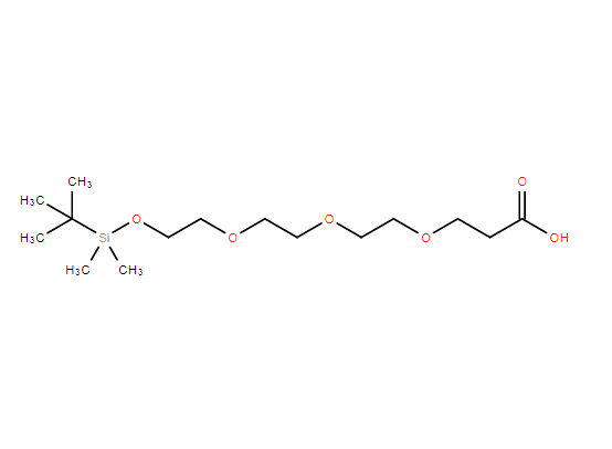 2,2,3,3-四甲基-4,7,10,13-四氧杂-3-硅杂十六烷-16-酸,TBDMS-PEG4-Acid