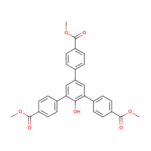 2'-羥基-5'-(4-(甲氧基羰基)苯基)-[1,1':3',1''-三聯(lián)苯]-4,4''-二羧酸二甲酯,[1,1':3',1''-Terphenyl]-4,4''-dicarboxylic acid, 2'-hydroxy-5'-[4-(methoxycarbonyl)phenyl]-, 4,4''-dimethyl ester