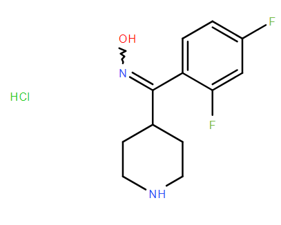 (2,4-二氟苯基)-(4-哌啶基)甲酮肟盐酸盐,(2,4-Difluorophenyl)(piperidin-4-yl)methanone oxime hydrochloride