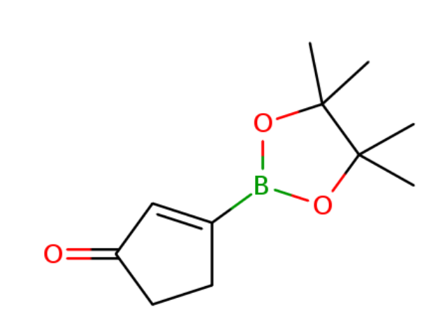 3-(4,4,5,5-四甲基-1,3,2-二氧杂环戊硼烷-2-基)环戊-2-烯-1-酮,3‐(4,4,5,5-tetramethyl-1,3,2-dioxaborolan-2-yl)cyclopent-2-ene-1-one