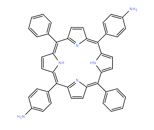 5,15-(氨苯基)- 10,20-苯基卟啉,5,15-Di(4-aminophenyl)-10,20-diphenyl porphine
