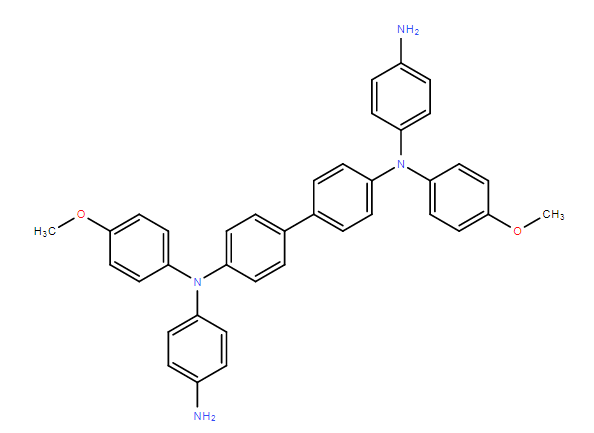 N1,N1'-([1,1'-联苯]-4,4'-二基)双(N1-(4-甲氧基苯基)苯-1,4-二胺),N1,N1'-([1,1'-biphenyl]-4,4'-diyl)bis(N1-(4-methoxyphenyl)benzene-1,4-diamine)