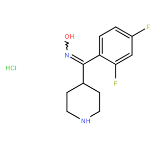 (2,4-二氟苯基)-(4-哌啶基)甲酮肟盐酸盐